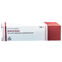 Микозон крем д/наружн пр 2% 15г N1