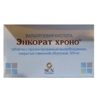 Энкорат хроно таб пролонг п.п.о 500мг N30