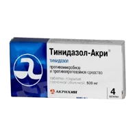 Тинидазол-Акри таб п.п.о. 500мг N4