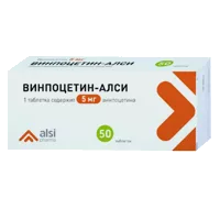 Винпоцетин-АЛСИ таб 5мг N50