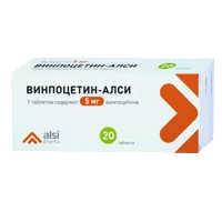 Винпоцетин-АЛСИ таб 5мг N20