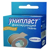 Лейкопластырь фиксирующий УНИПЛАСТ н/ткан осн 2,5 х 500см