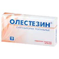Олестезин 100мг+330мг+50мг супп рект N10