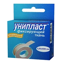Лейкопластырь фиксирующий УНИПЛАСТ н/ткан осн 1,25 х 500см