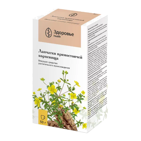 Лапчатки прямостоячей корневища измельч 50г N1
