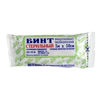 Бинт марлевый н/стер Волжская Мануфактура 5м х 10см