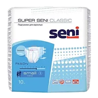 Подгузники SENI Super air для взрослых р.Small N10