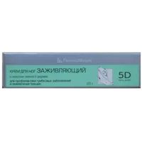 5 D пять дней Крем для ног заживляющий с маслом чайного дерева 35г