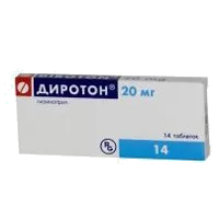 Диротон таб 20мг N14