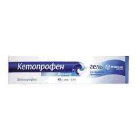Кетопрофен Врамед гель д/наружн пр 2,5% 40г N1