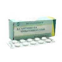 Ксантинола никотинат-УБФ таб 150мг N50