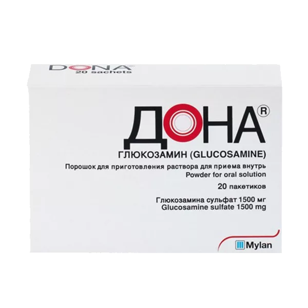 Дона пор д/р-ра д/внут пр 1500мг 3950мг N20