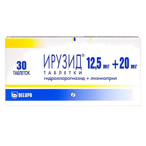 Ирузид таб 20мг 12,5мг N30