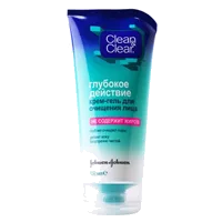 Clean&Clear Глубокое действие Крем-гель для очищения лица 150мл