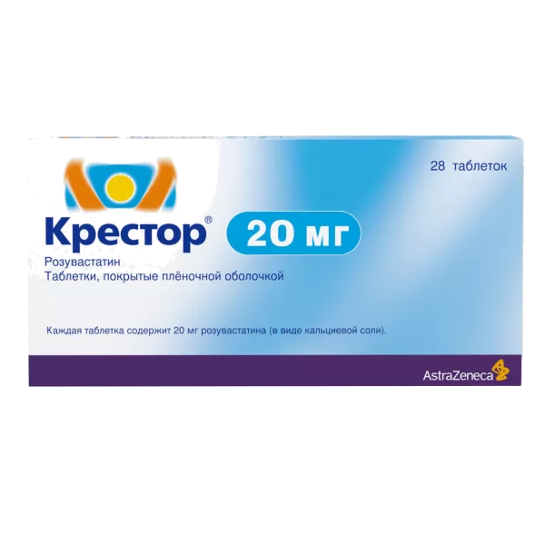 Крестор таб п.п.о. 20мг N28