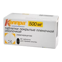 Кеппра таб п.п.о. 500мг N60