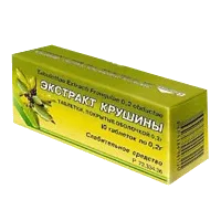 Крушины экстракт таб п/о 200мг N10