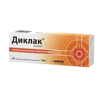 Диклак гель д/наружн пр 5% 100г N1