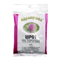Здравушка шрот расторопши 100г N1