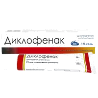 Диклофенак гель д/наружн пр 1% 30г N1