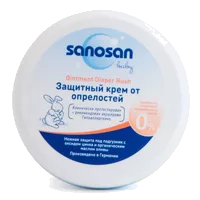 SANOSAN baby Крем защитный для младенцев от опрелостей под подгузник 150мл