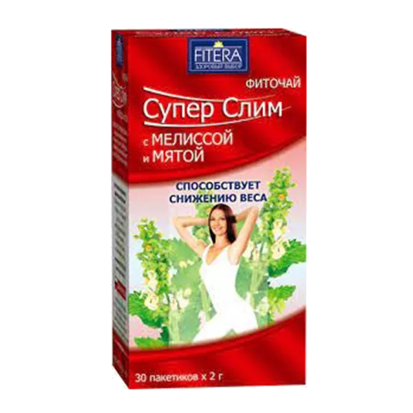 Грин Слим FITERA Фиточай с Мелиссой и Мятой 2г N30