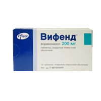 Вифенд таб п.п.о. 200мг N14
