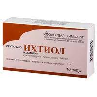 Ихтиол супп рект 200мг N10