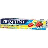 Зубная паста PresiDENT Kids Детская 3-6 лет гель кола (без парабенов/сахара) 50мл