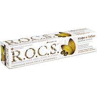 Зубная паста ROCS Кофе и Табак 74г