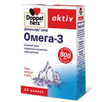 Доппельгерц актив Омега-3 капсулы 1186мг N30