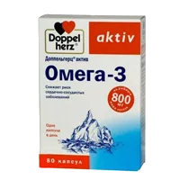 Доппельгерц актив Омега-3 капсулы 1186мг N80