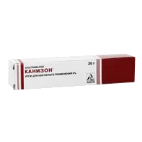 Канизон крем д/наружн пр 1% 20г N1