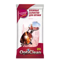 Салфетки влажные OptiClean для оптики N20