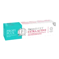 Зубная паста PresiDENT PROFI PLUS Extra Active экстравяжущая д/проблемных дёсен 30мл