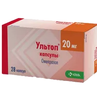 Ультоп капс кишечнораств 20мг N28