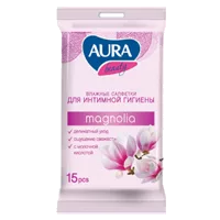 Салфетки влажные AURA Beauty Для интимной гигиены N15
