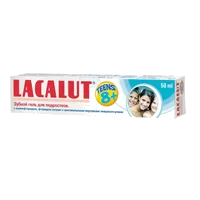 Зубная паста Lacalut teens гель для подростков 8+ 50мл