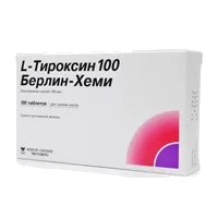 L-Тироксин 100 Берлин-Хеми таб 100мкг N100