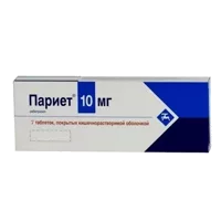 Париет таблетки кишечнораств п/о 10мг N7