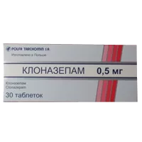 Клоназепам таб 0,5мг N30