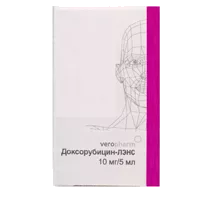 Доксорубицин-ЛЭНС конц д/р-ра д/в/арт, в/в, в/пуз вв 0,2% 5мл N1