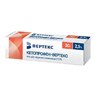Кетопрофен-ВЕРТЕКС гель д/наружн пр 2,5% 30г N1