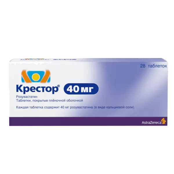 Крестор таб п.п.о. 40мг N28