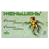 Женьшень таблетки 350мг N20