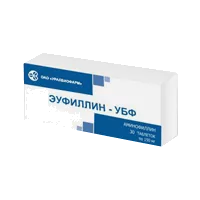 Эуфиллин-УБФ таб 150мг N30