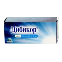 Дибикор таб 500мг N60