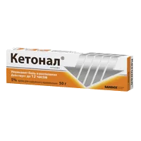 Кетонал крем д/наружн пр 5% 50г N1