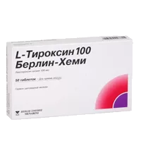 L-Тироксин 100 Берлин-Хеми таб 100мкг N50