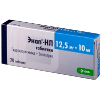 Энап-НЛ таб 12,5мг 10мг N20